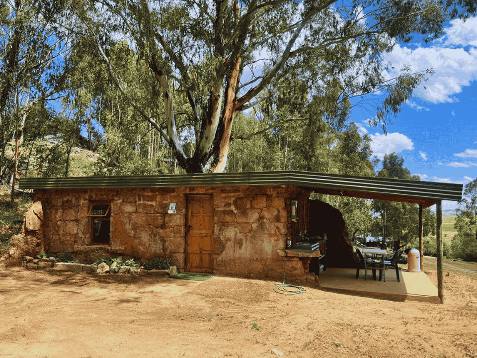 Outside view of Fred's Stone Cottage